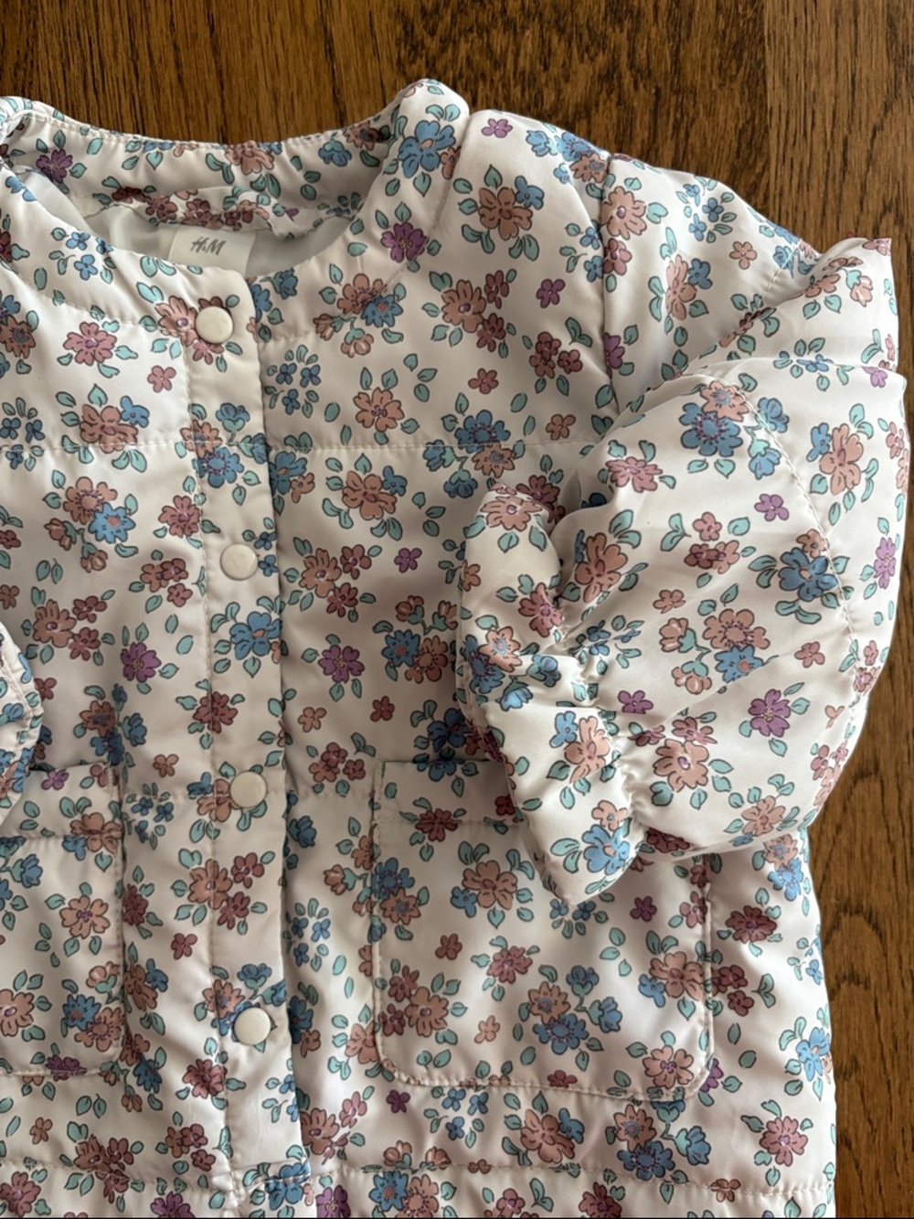H&M Floral Quilted Baby Jacket